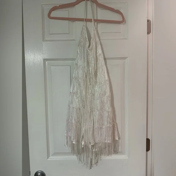 Sequin Fringe Romper - Picture 4 of 7